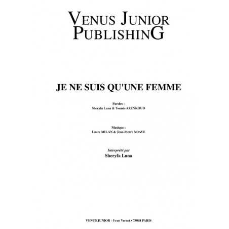 JE NE SUIS QU'UNE FEMME