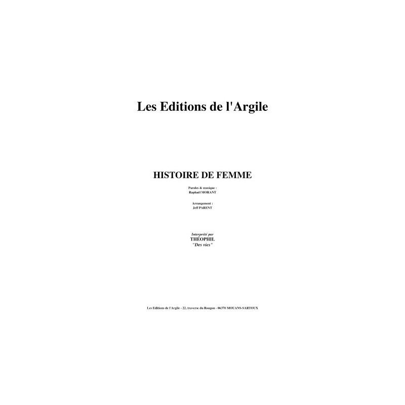 HISTOIRE DE FEMME