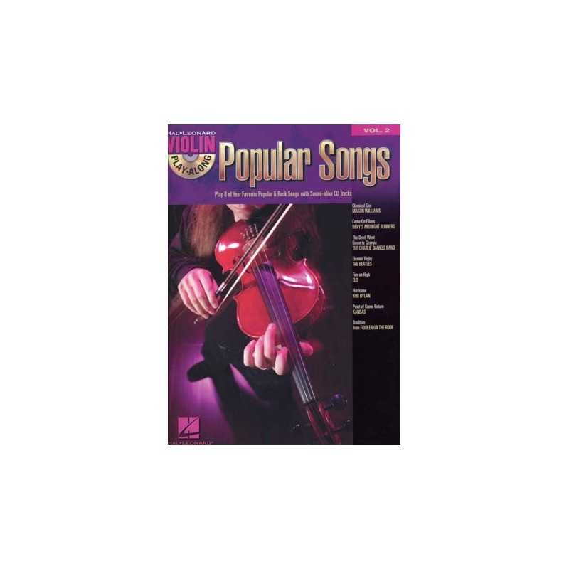 VIOLIN PLAY-ALONG VOL.2 - POPULAR SONGS (+CD)