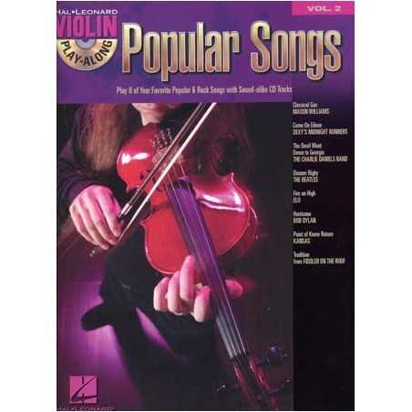 VIOLIN PLAY-ALONG VOL.2 - POPULAR SONGS (+CD)