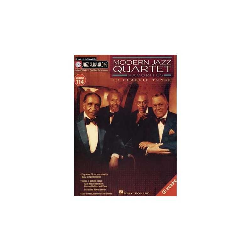 JAZZ PLAY-ALONG VOL.144 - MODERN JAZZ QUARTET (+CD) 