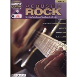BOSS EBAND GUITAR PLAY-ALONG VOL.6 - ACOUSTIC ROCK (+CLÉ USB)