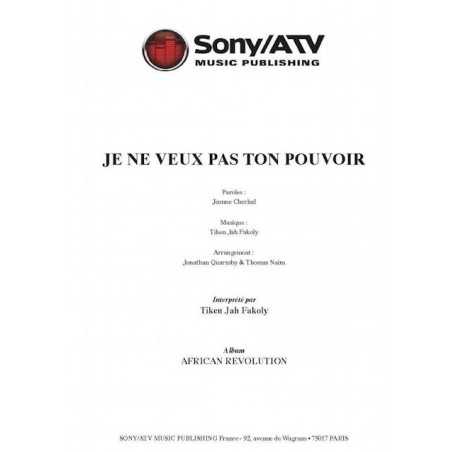 JE NE VEUX PAS TON POUVOIR