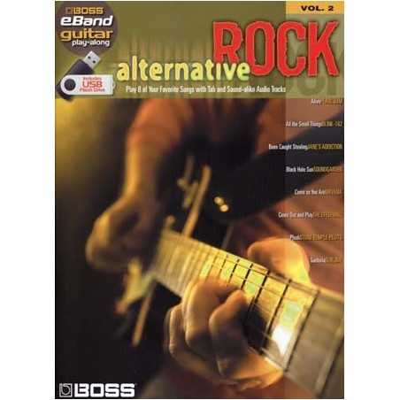 BOSS EBAND GUITAR PLAY-ALONG VOL.2 - ALTERNATIVE ROCK VOL.2 (+CLÉ USB)