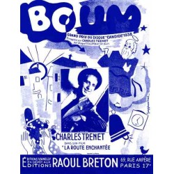 Sheet music BOUM Charles TRENET