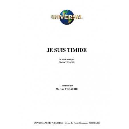 JE SUIS TIMIDE
