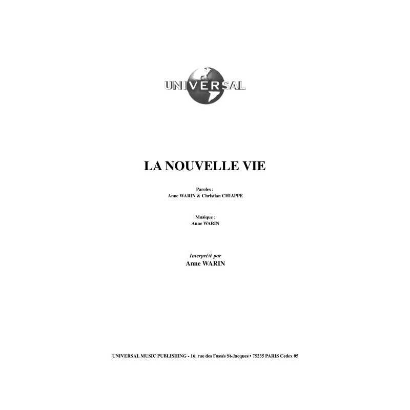 LA NOUVELLE VIE
