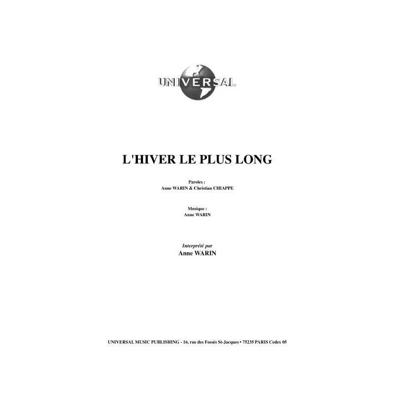 L'HIVER LE PLUS LONG