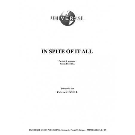 IN SPITE OF IT ALL