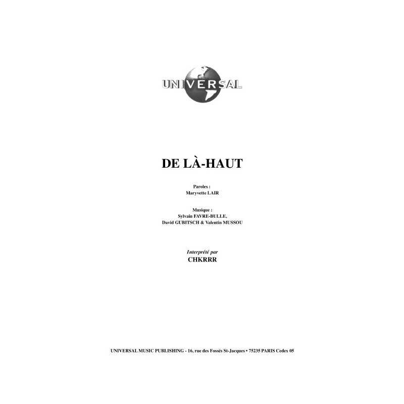 DE LÀ HAUT