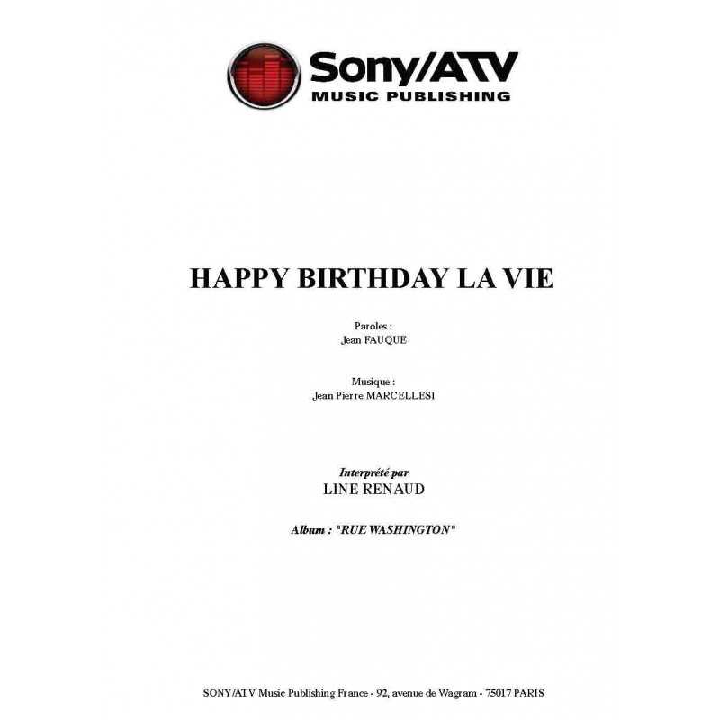 HAPPY BIRTHDAY LA VIE