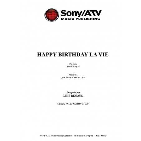 HAPPY BIRTHDAY LA VIE