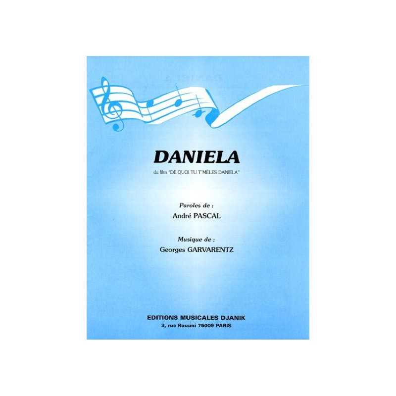 Sheet music DANIELA (Film DE QUOI TU T'MÈLES DANIELA) Eddy Mitchell