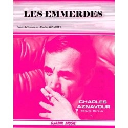 Sheet music LES EMMERDES Charles AZNAVOUR PDF