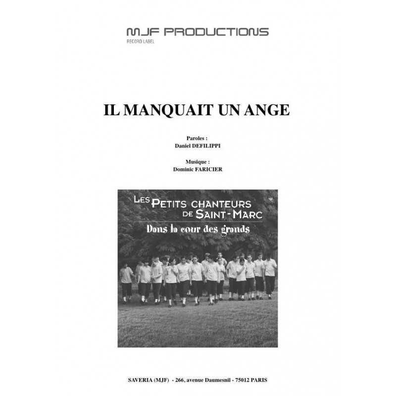 IL MANQUAIT UN ANGE