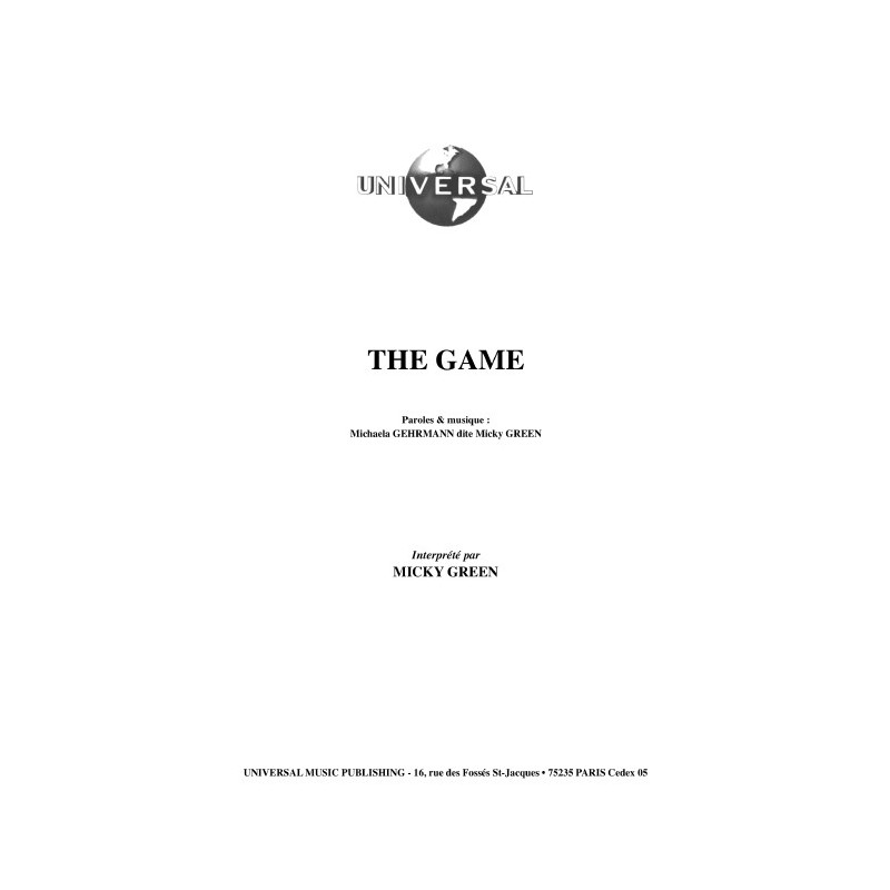THE GAME