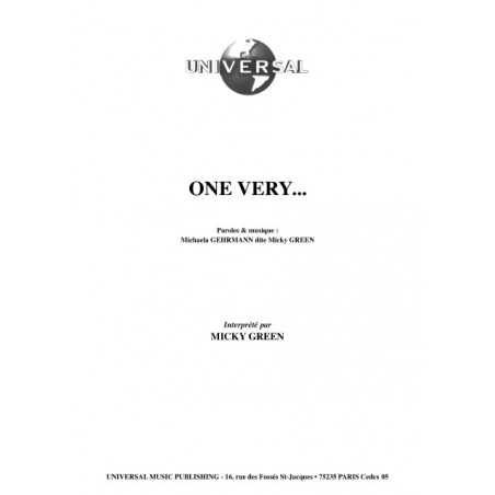 ONE VERY...