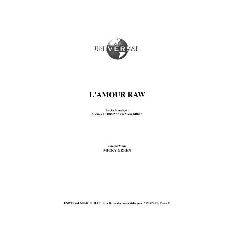 L'AMOUR RAW