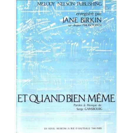 ET QUAND BIEN MÊME