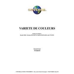 VARIÉTÉ DE COULEURS