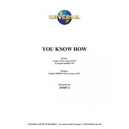YOU KNOW HOW