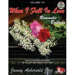AEBERSOLD VOL.110 - WHEN I FALL IN LOVE (+CD)