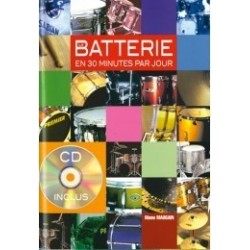 BATTERIE EN 30 MINUTES PAR JOUR (+ CD)