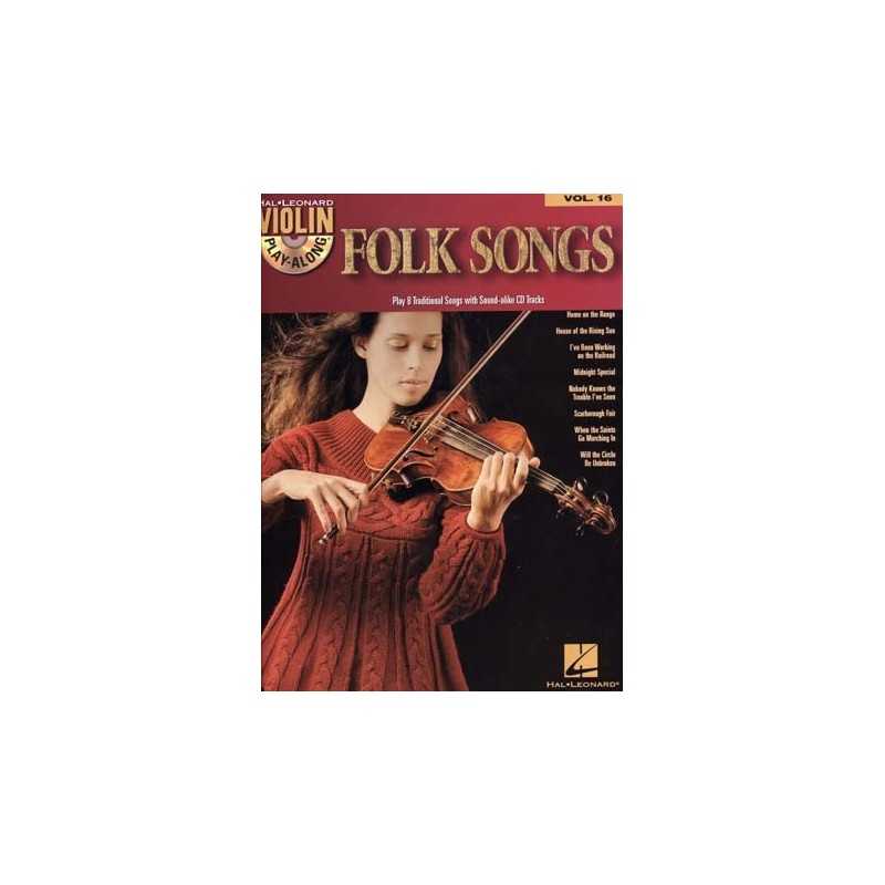 VIOLIN PLAY-ALONG VOL.16 - FOLK SONGS (+CD)