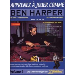 APPRENEZ À JOUER COMME BEN HARPER (+CD)