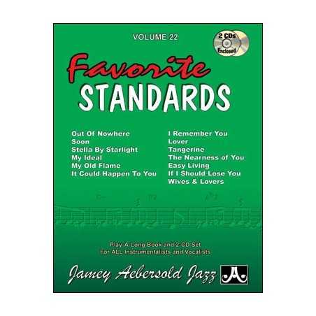 AEBERSOLD VOL.22 - FAVORITE STANDARDS (+CD)