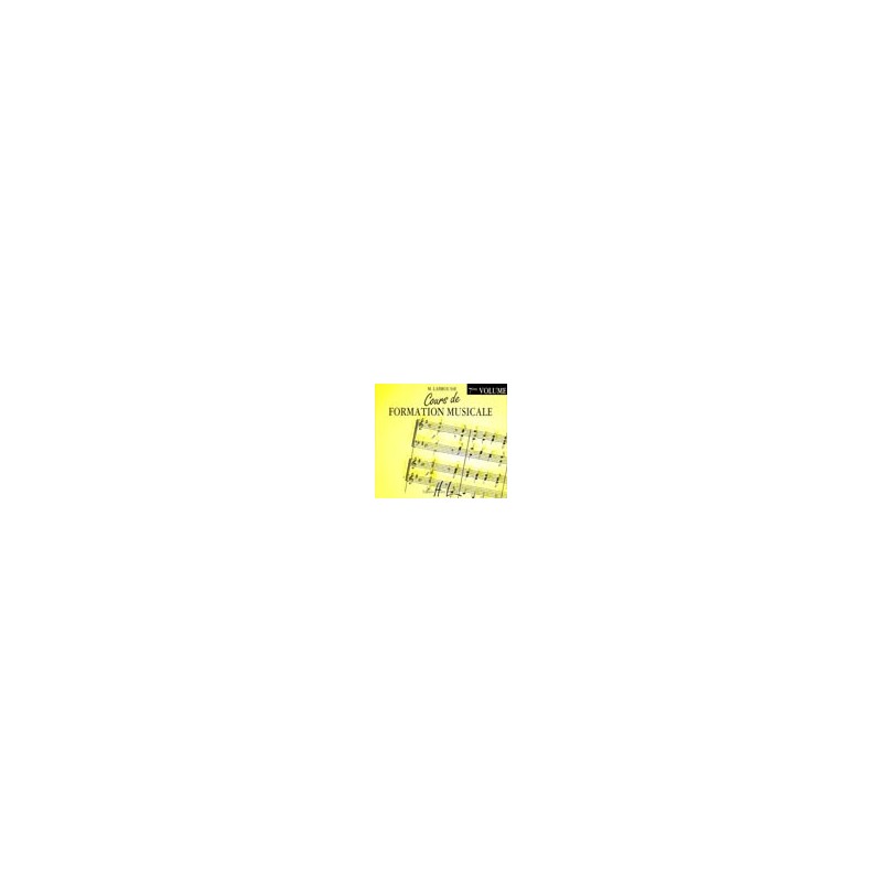 CD COURS DE FORMATION MUSICALE Vol.7