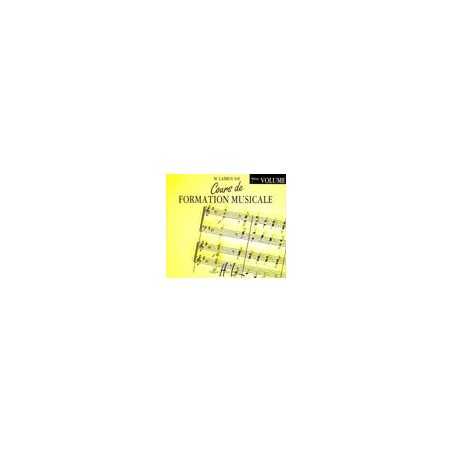 CD COURS DE FORMATION MUSICALE VOL.7
