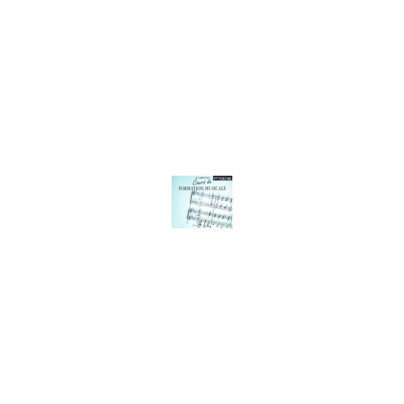CD COURS DE FORMATION MUSICALE Vol.5