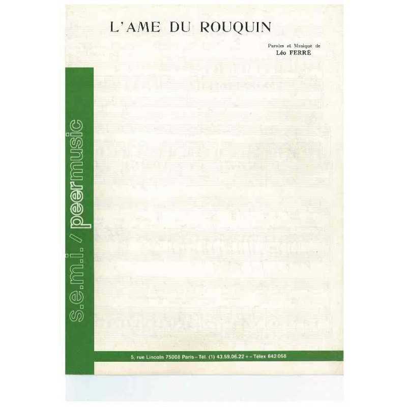 L'AME DU ROUQUIN