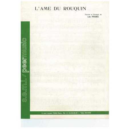 L'AME DU ROUQUIN