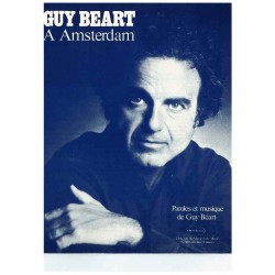 Sheet music A AMSTERDAM Guy BEART