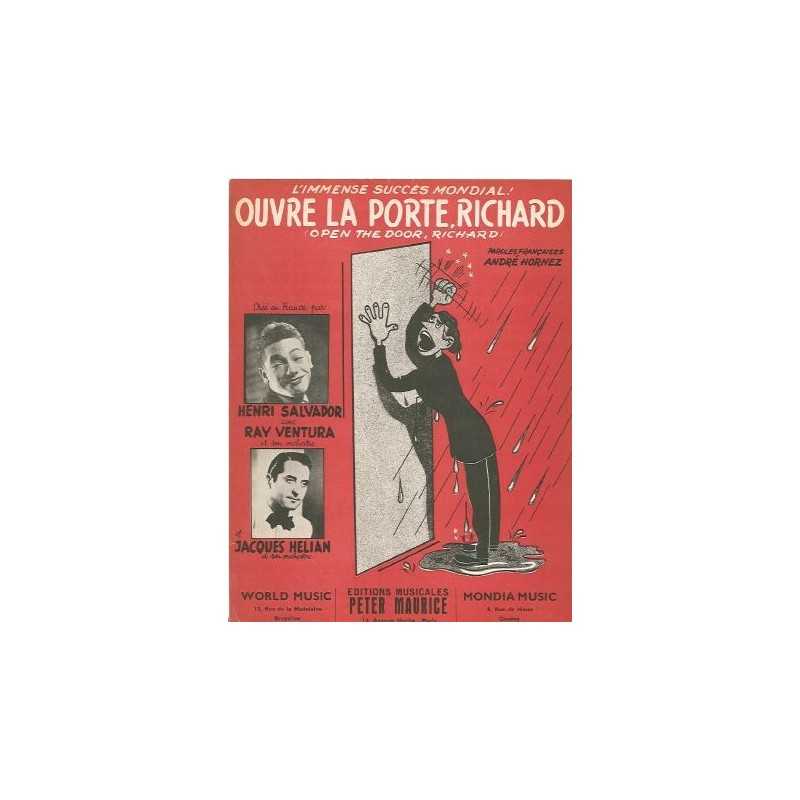OUVRE LA PORTE, RICHARD