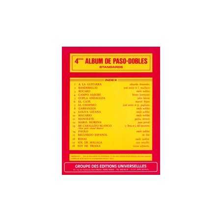 4ÈME ALBUM DE PASO-DOBLES STANDARDS