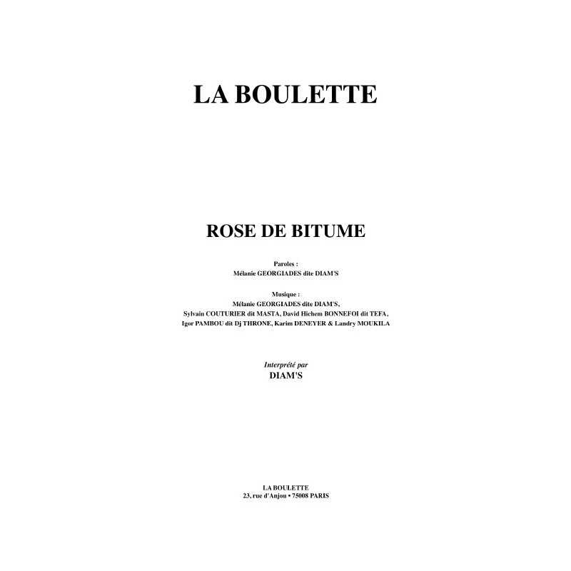 ROSE DE BITUME