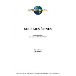 SOUS MES ÉPINES