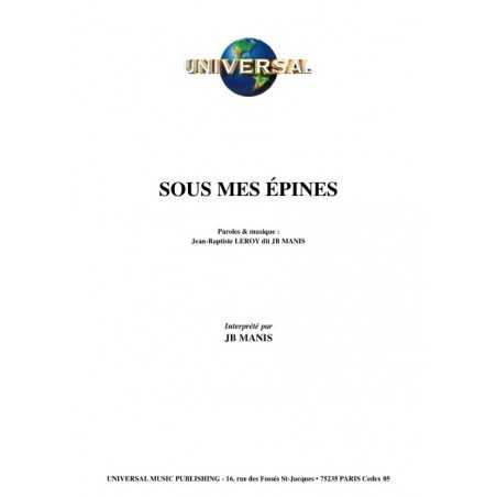 SOUS MES ÉPINES