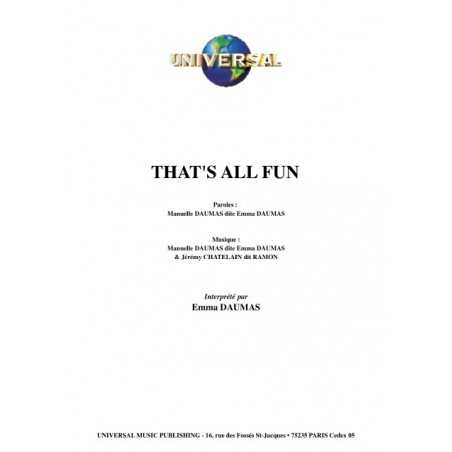 THAT'S ALL FUN
