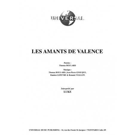 LES AMANTS DE VALENCE