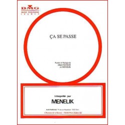 Sheet music ÇA SE PASSE Menelik