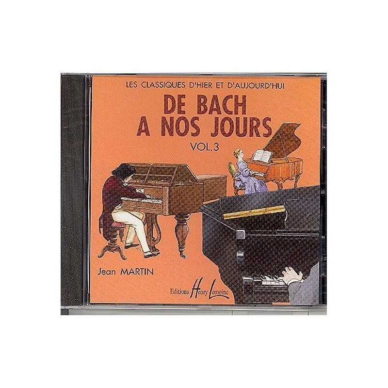CD DE BACH À NOS JOURS VOL.3A