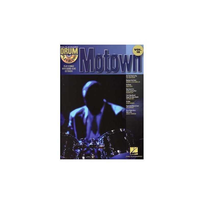 DRUM PLAY-ALONG VOL.18 - MOTOW, (+CD)