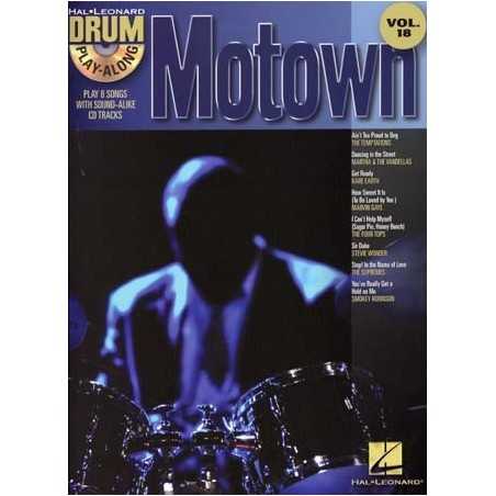 DRUM PLAY-ALONG VOL.18 MOTOWN (+CD)