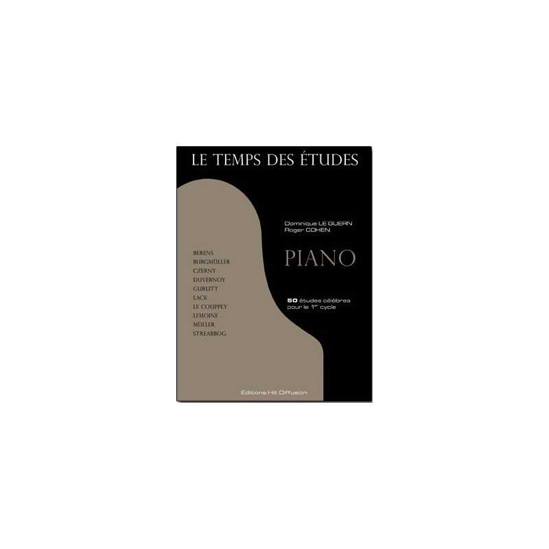 LE TEMPS DES ÉTUDES PIANO Vol. 1