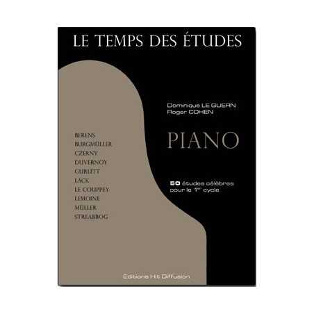 LE TEMPS DES ÉTUDES PIANO VOL. 1