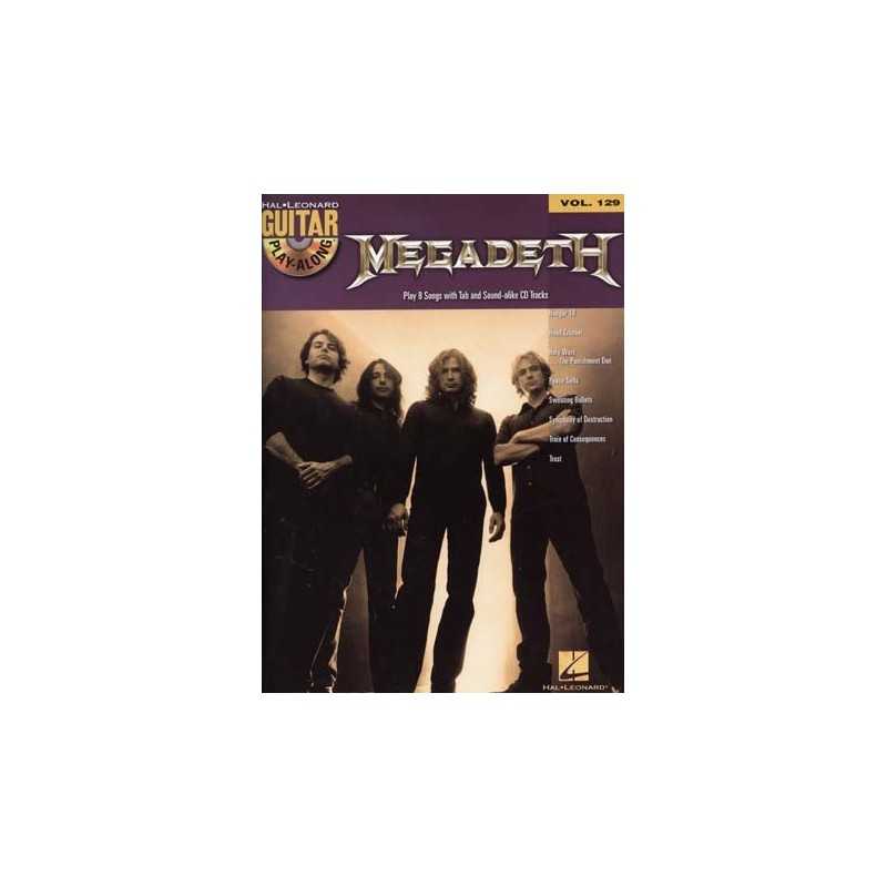 GUITAR PLAY-ALONG VOL.129 - MEGADETH (+CD)